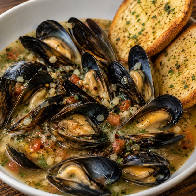 Mussels.