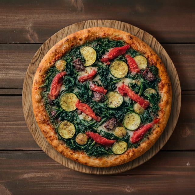 #9 14" Veggie Liker Specialty Pizza.