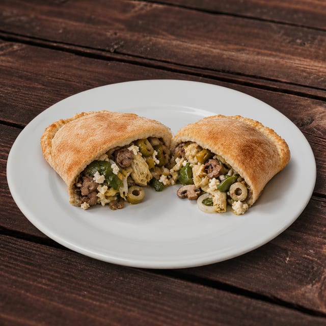 #8 10" Veggie Lover's Calzone.