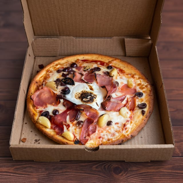 #3 10" Pop’s Famous Salty Specialty Pizza.