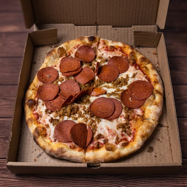 Vegan Pop’s Pepperoni Pizza.