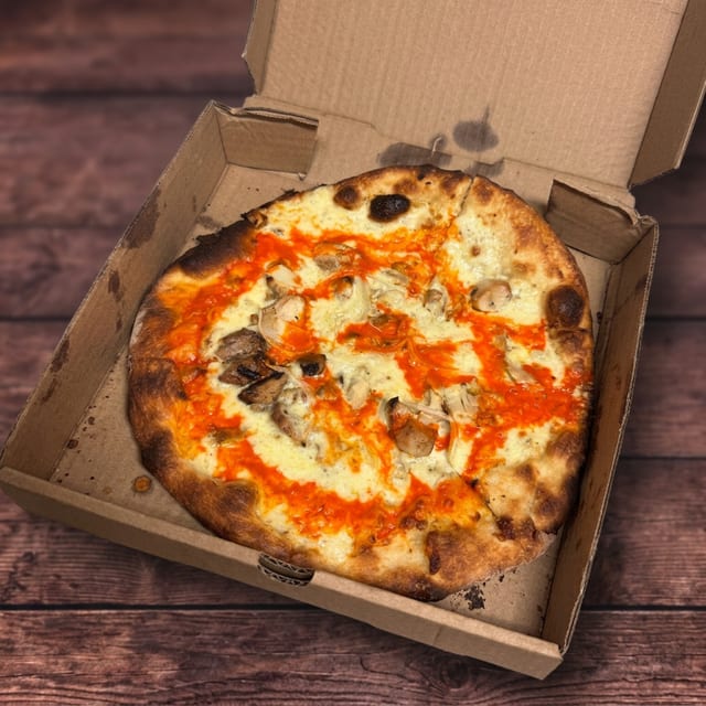 #11 10" Buffalo Chicken Ranch Specialty Pizza.